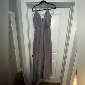 Sparkly purple formal dress